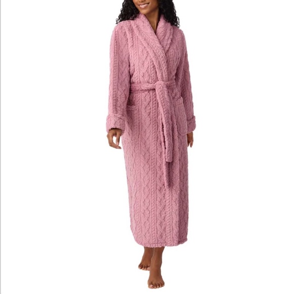2 Room Service Ladies Cozy Wrap Robe - Picture 3 of 11